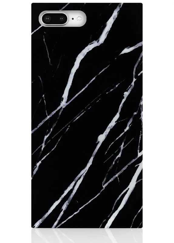 SQUARE® Black Marble iPhone Case