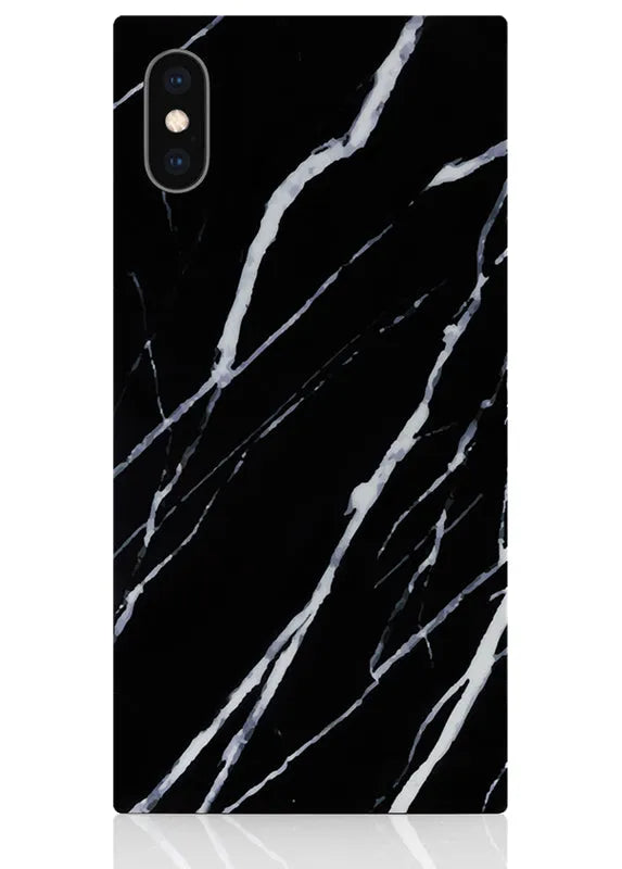 SQUARE® Black Marble iPhone Case