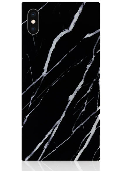 SQUARE® Black Marble iPhone Case