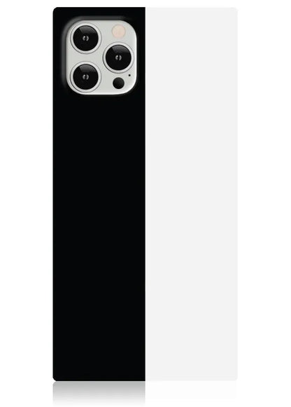 SQUARE® Black and White Colorblock iPhone Case