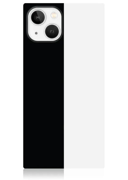 SQUARE® Black and White Colorblock iPhone Case
