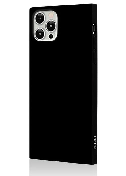 SQUARE® Black Patent iPhone Case