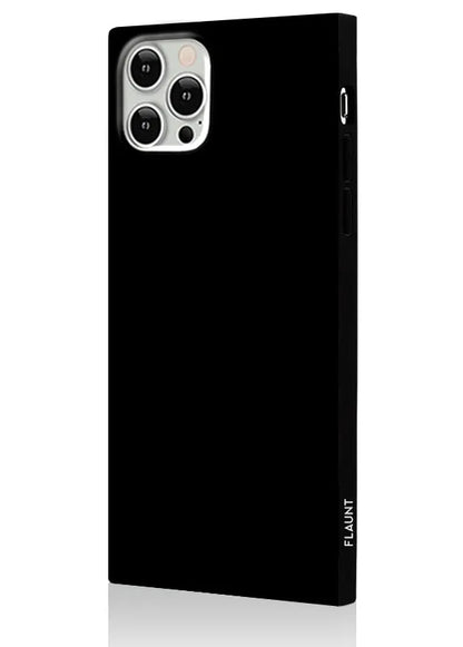 SQUARE® Black Patent iPhone Case