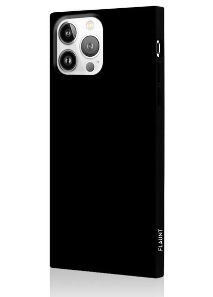 SQUARE® Black Patent iPhone Case