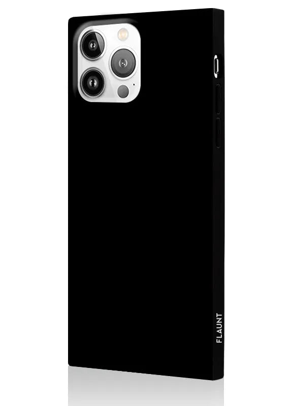 SQUARE® Black Patent iPhone Case
