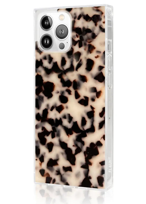 SQUARE® Blonde Tortoise Shell iPhone Case