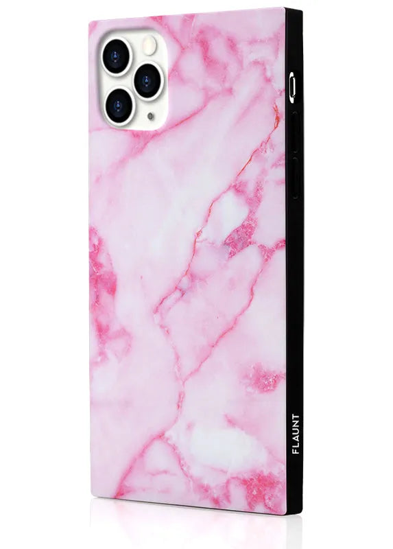 SQUARE® Pink Marble iPhone Case