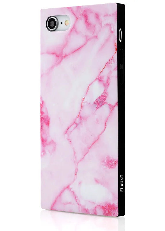 SQUARE® Pink Marble iPhone Case