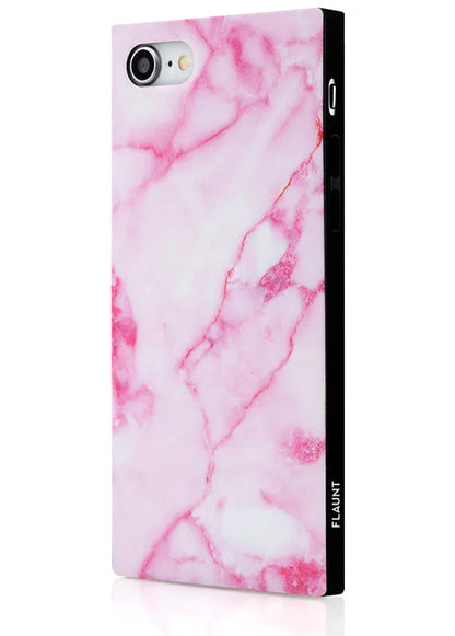 SQUARE® Pink Marble iPhone Case