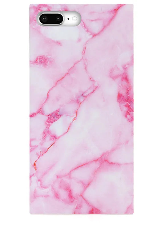 SQUARE® Pink Marble iPhone Case
