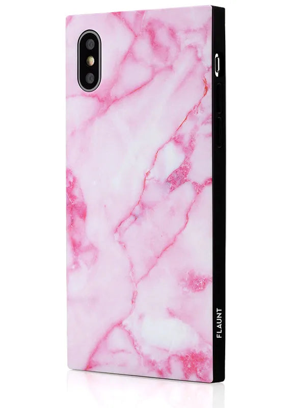 SQUARE® Pink Marble iPhone Case