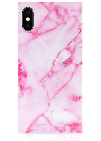 SQUARE® Pink Marble iPhone Case