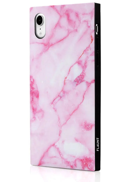 SQUARE® Pink Marble iPhone Case