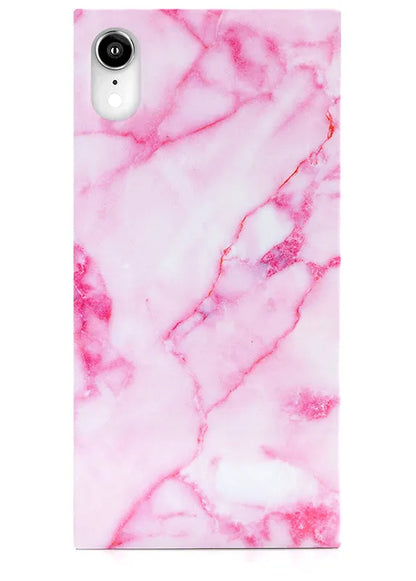 SQUARE® Pink Marble iPhone Case