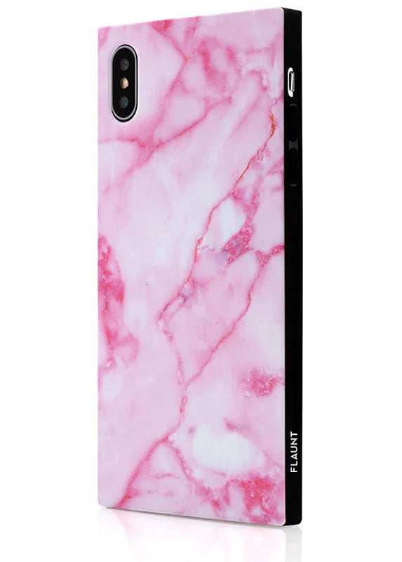 SQUARE® Pink Marble iPhone Case