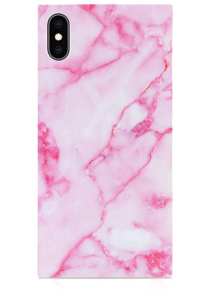 SQUARE® Pink Marble iPhone Case