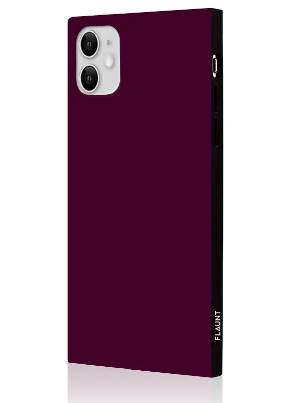 SQUARE® Burgundy iPhone Case