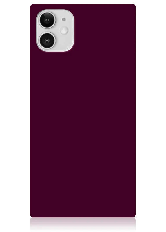 SQUARE® Burgundy iPhone Case
