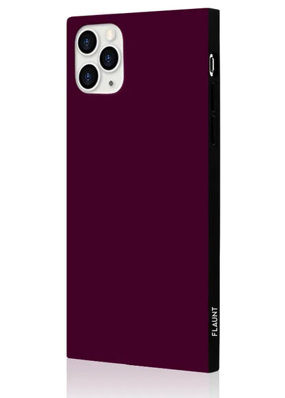 SQUARE® Burgundy iPhone Case