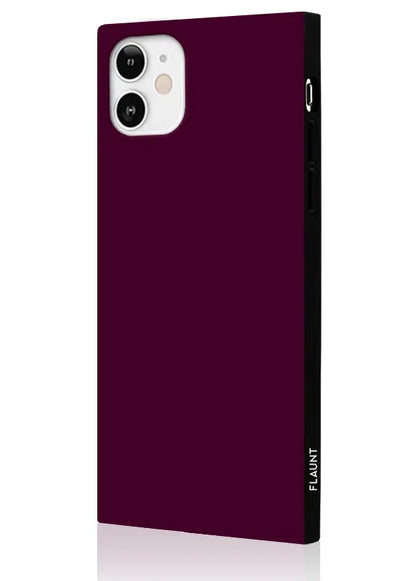 SQUARE® Burgundy iPhone Case