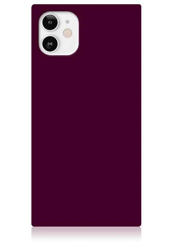 SQUARE® Burgundy iPhone Case