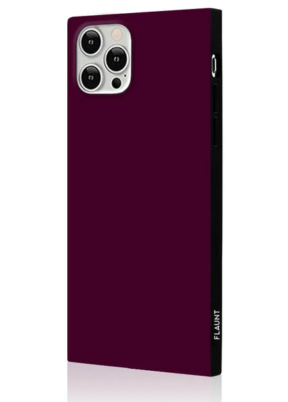 SQUARE® Burgundy iPhone Case