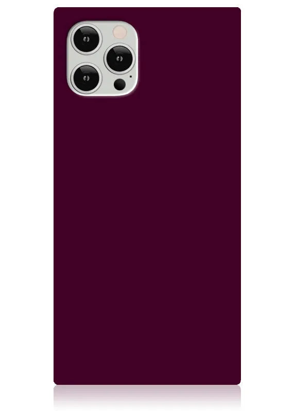 SQUARE® Burgundy iPhone Case