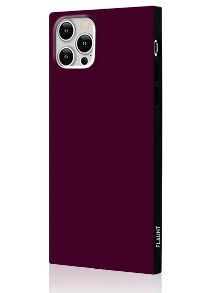 SQUARE® Burgundy iPhone Case