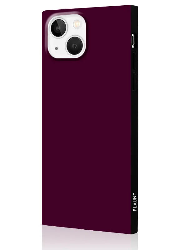 SQUARE® Burgundy iPhone Case