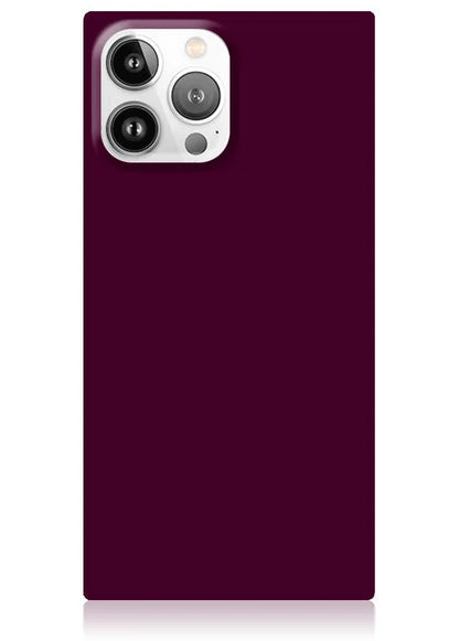 SQUARE® Burgundy iPhone Case