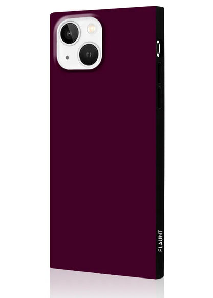 SQUARE® Burgundy iPhone Case