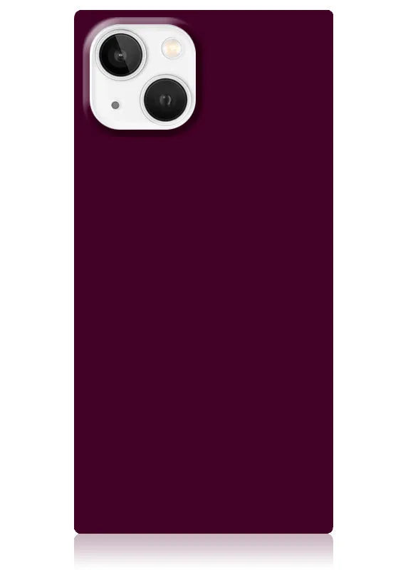 SQUARE® Burgundy iPhone Case