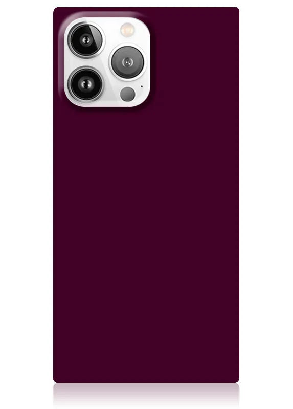 SQUARE® Burgundy iPhone Case