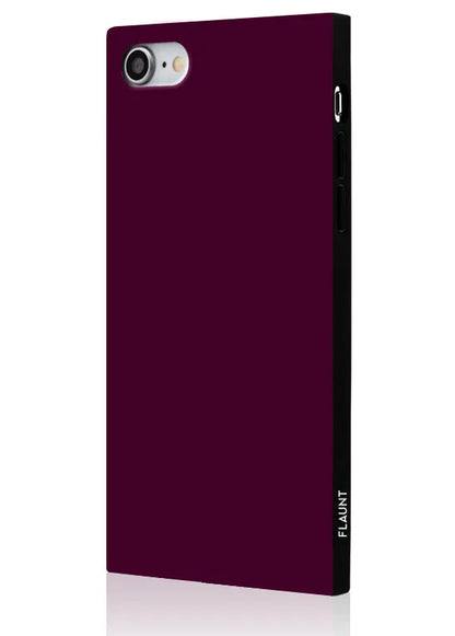 SQUARE® Burgundy iPhone Case