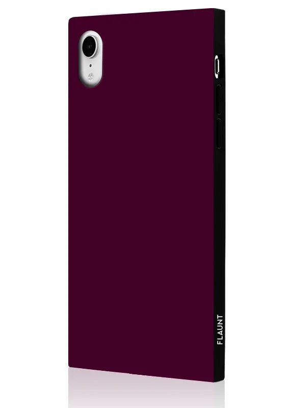 SQUARE® Burgundy iPhone Case