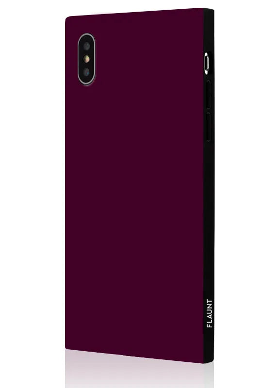 SQUARE® Burgundy iPhone Case