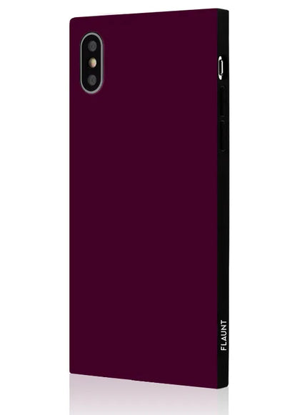 SQUARE® Burgundy iPhone Case