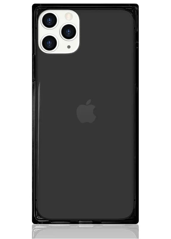 SQUARE® Clear Black iPhone Case