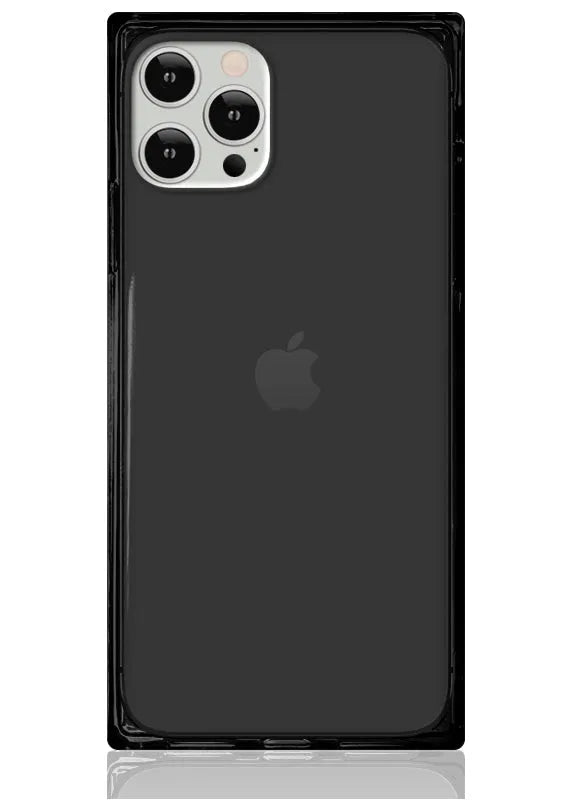 SQUARE® Clear Black iPhone Case
