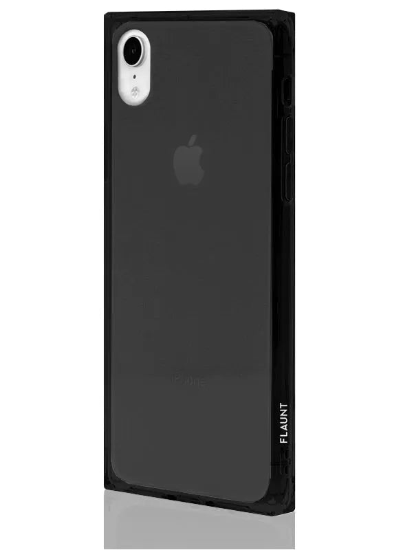 SQUARE® Clear Black iPhone Case