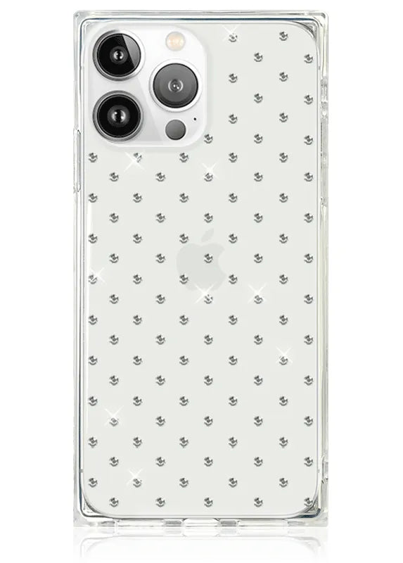 SQUARE® Crystal Rhinestone iPhone Case