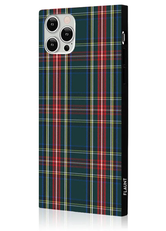 SQUARE® Green Plaid iPhone Case