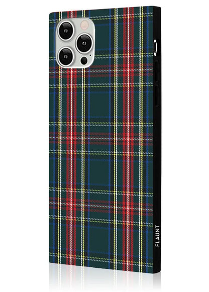 SQUARE® Green Plaid iPhone Case