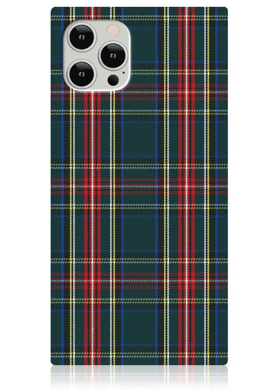 SQUARE® Green Plaid iPhone Case