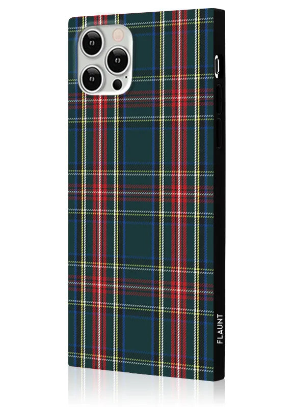 SQUARE® Green Plaid iPhone Case