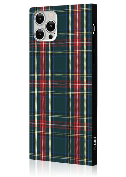 SQUARE® Green Plaid iPhone Case