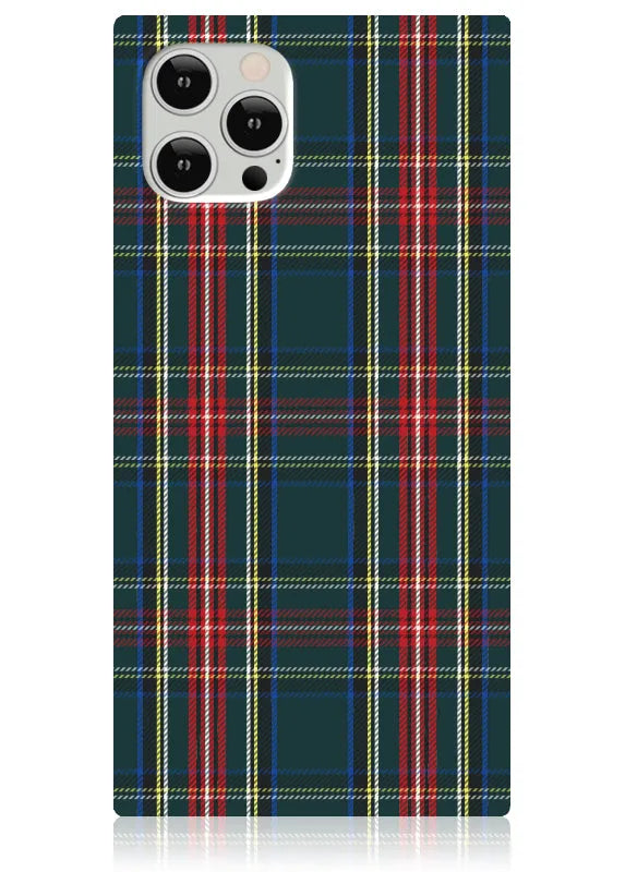 SQUARE® Green Plaid iPhone Case