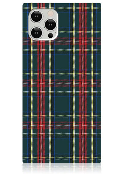 SQUARE® Green Plaid iPhone Case