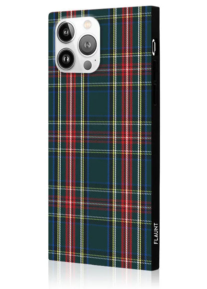 SQUARE® Green Plaid iPhone Case