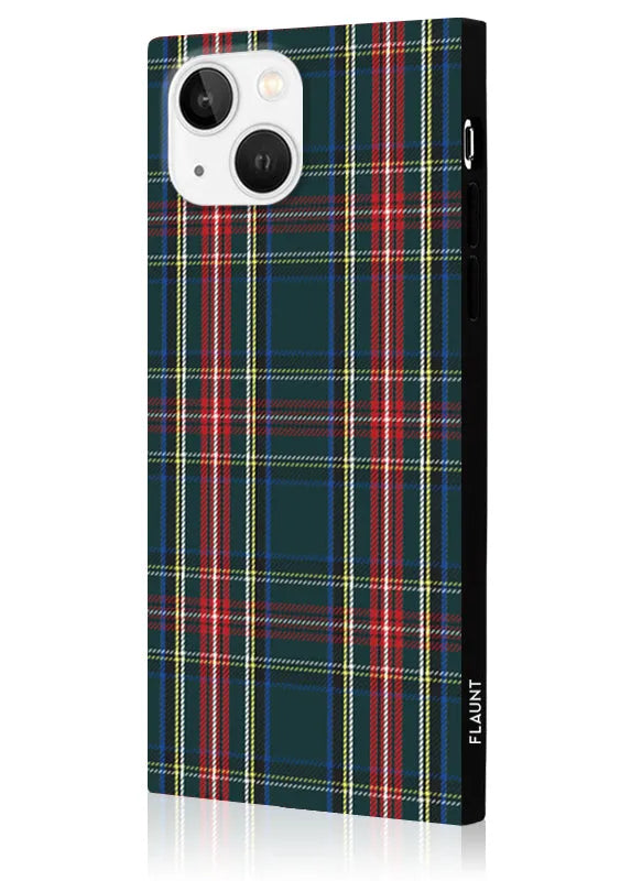 SQUARE® Green Plaid iPhone Case